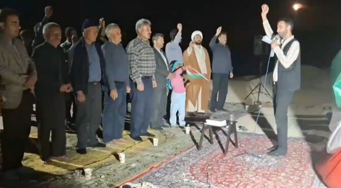 حضور گسترده مردم منطقه میانکوه در مراسم عید غدیر