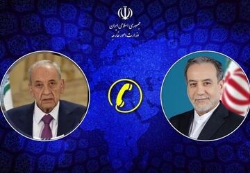 گفت‌وگوی تلفنی وزیر امور خارجه کشورمان با رئیس مجلس لبنان