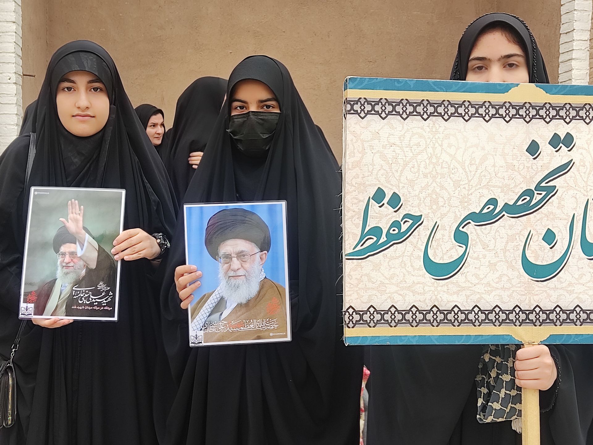 عزاداری شهادت رهبر انقلاب ویژه دانش آموزان کاشمری