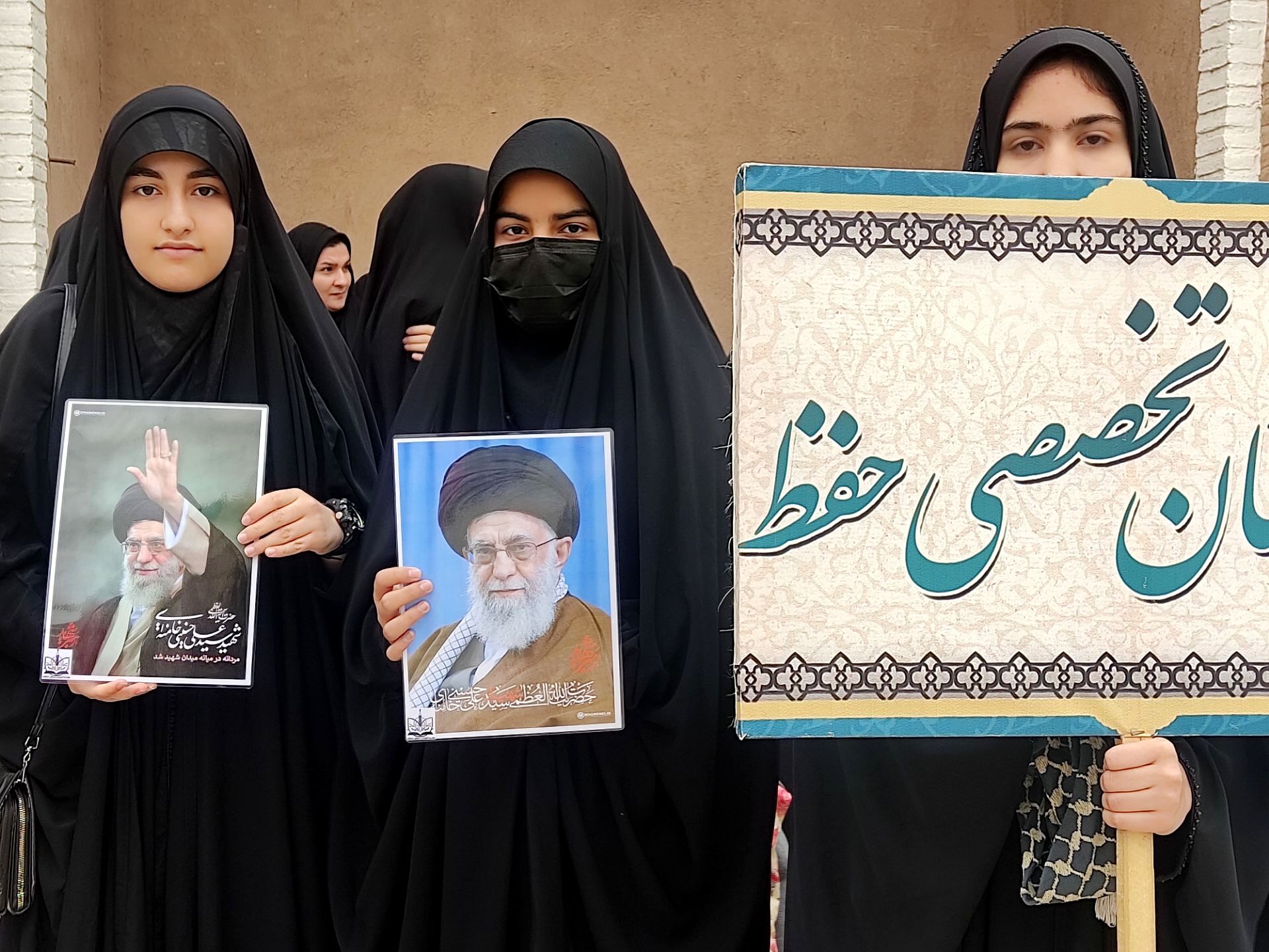 عزاداری شهادت رهبر انقلاب ویژه دانش آموزان کاشمری