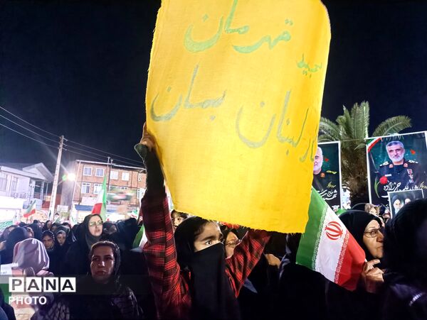 اربعین رهبر شهید انقلاب و شهدای میناب در گلوگاه 