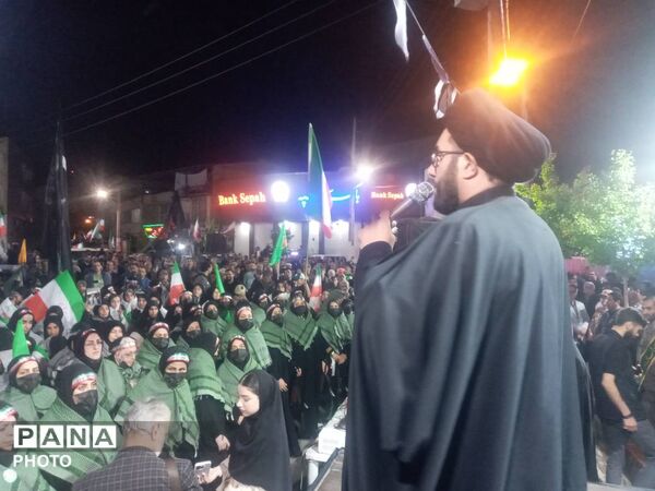 اجتماع مردمی حامیان آرمان‌های انقلاب اسلامی ایران در گلوگاه 