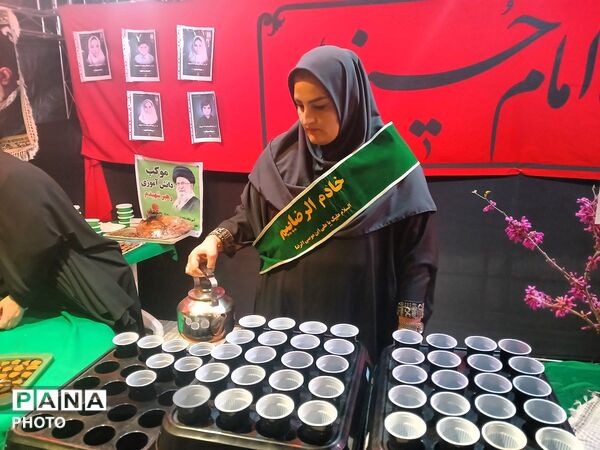 سومین شب از برپایی موکب شهدای فرهنگی و دانش‌آموزی در کردکوی 