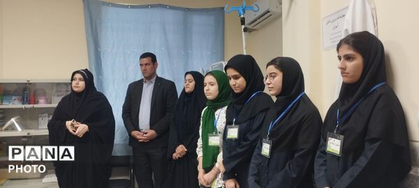 افتتاحیه اتاق بهداشت دبیرستان دخترانه زینب