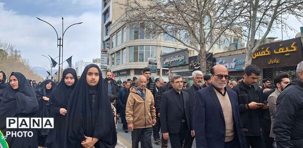 مراسم عزاداری سید علی خامنه‌ای (قدس سره )رهبر جمهوری اسلامی ایران در شهرستان کاشمر 