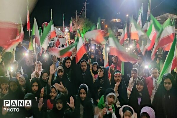 هجدهمین شب از اجتماعات خیابانی در شهر بار نیشابور