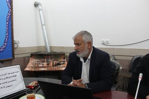 نشست خبری مدیر آموزش و پرورش گلوگاه به‌مناسبت هفته معلم 