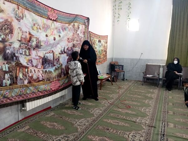 برگزاری صبحگاه مهدویت در مدرسه پیروزی