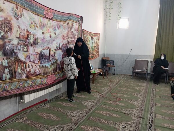 برگزاری صبحگاه مهدویت در مدرسه پیروزی