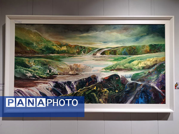 نمایشگاه آثار هنری تجسمی بسیج هنرمندان قم