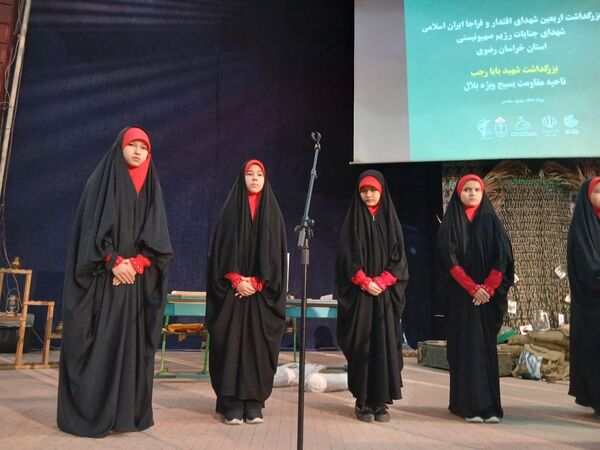 گرامیداشت شهدای اقتدار جنگ ۱۲ روزه در تبادکان