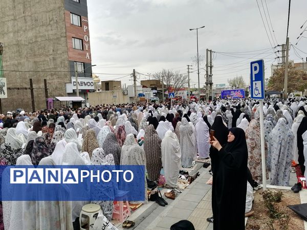  نماز عید فطر در شهرستان آبیک