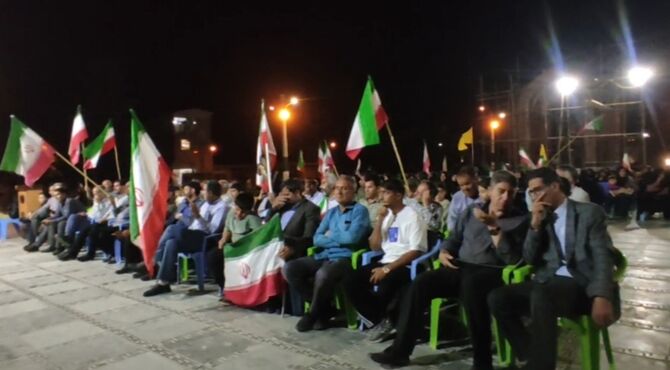راهپیمایی مردم ولایتمدار کوهنانی در شب صد و چهارم