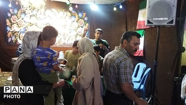 موکب هیئات خانم الانبین نیشابور در مهمانی کیلومتری  عید غدیر خم 