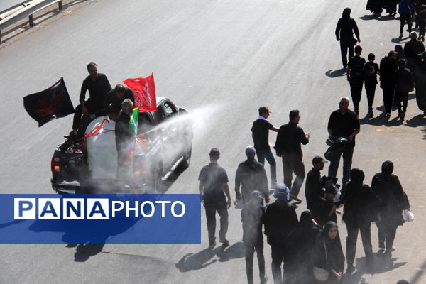 مراغه میزبان جاماندگان اربعین حسینی؛ پیاده‌روی «حرم تا حرم»