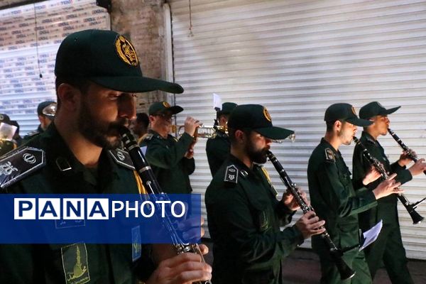 وداع با پیکر مطهر شهید حسین امیرعبدالهیان در شهرستان ری