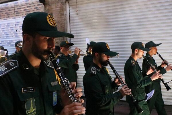 وداع با پیکر مطهر شهید حسین امیرعبدالهیان در شهرستان ری