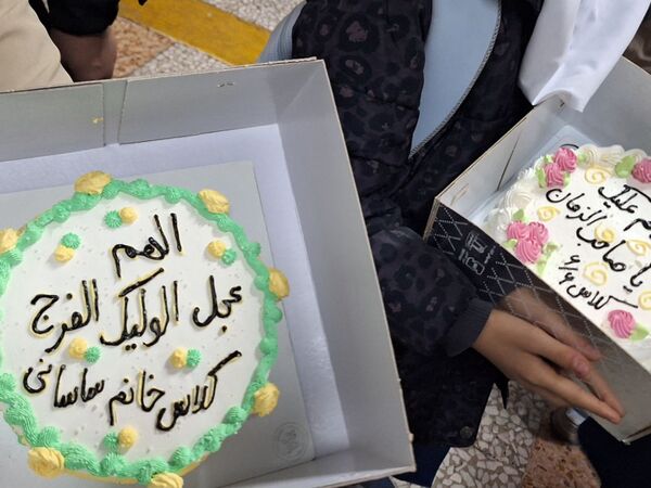 جشن «بهترین کیک تولد امام زمان(عج)» در دبستان امام موسی کاظم(ع)