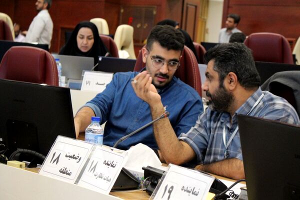 اتاق کنترل وضعیت ستاد انتخابات شهر مشهد