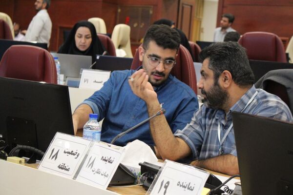 اتاق کنترل وضعیت ستاد انتخابات شهر مشهد