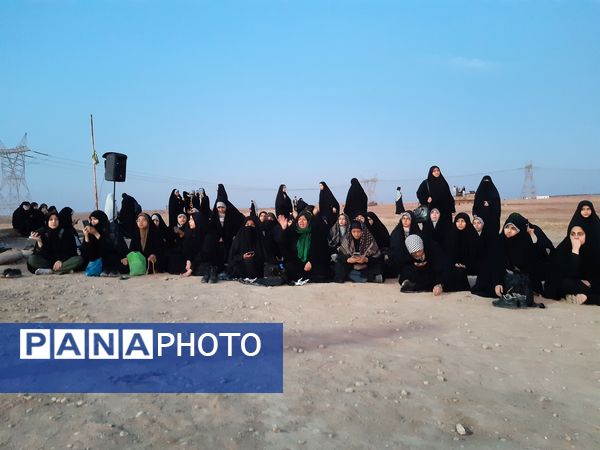 سفر دانش‌آموزان دختر ناحیه۶ مشهد به راهیان نور