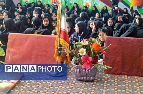 مراسم ولادت حضرت زینب(س) در دبیرستان فیاض 