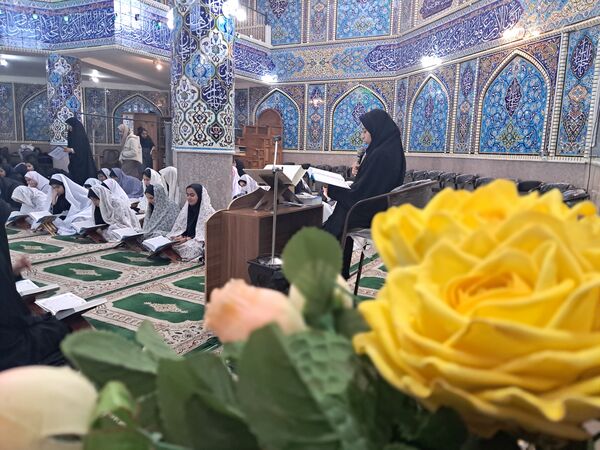 برپایی مراسم جز خوانی در مسجد امام علی (ع)