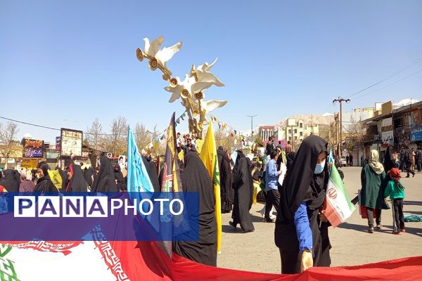 حضور پرشور مردم یاسوج در راهپیمایی روز قدس