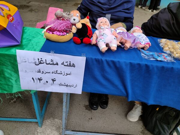بازارچه کسب و کار در دبیرستان میرزا جعفر سروقد