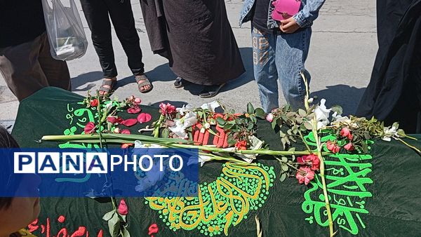 خیابان‌های بن، رنگ ماتم گرفت: تشییع نمادین پیکر امام هشتم