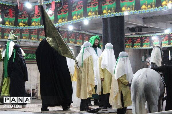 کربلا در قاب تعزیه در شهر سامان 