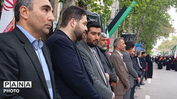 رژه اقتدار دختران معصومی در گرگان