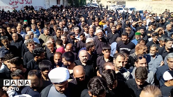بدرقه و وداع همراه با تشیع شهید سید مصطفی حسینی