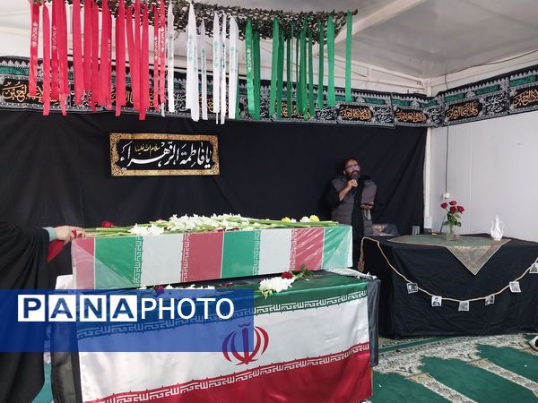 مراسم وداع با شهید گمنام در دبیرستان عصمت۲