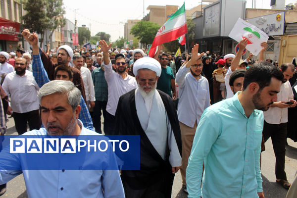 جلوه های حماسی خشم و انزجار مردم قم از جنایات رژیم صهیونیستی 