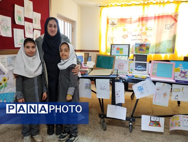 نمایشگاه دست‌سازه‌های دانش‌آموزی؛ تجلی خلاقیت و مهارت در آموزشگاه شقایق‌های ملارد