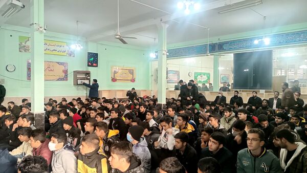 مراسم استقبال از شهید گمنام در دبیرستان شاهد ابوذر غفاری نیشابور 