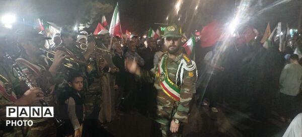 حضور باشکوه گردان بیت‌المقدس حوزه رباط سنگ در رزمایش جانفدا تربت حیدریه