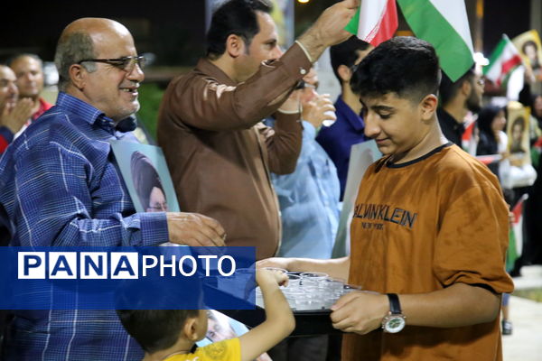 اجتماع مردم تنگستان برای شهدای مقاومت