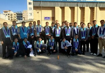 بدرقه کاروان عمره دانش‌آموزی شمال‌غرب کشور