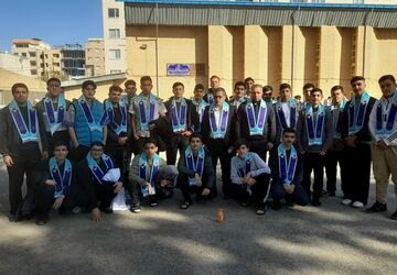 بدرقه کاروان عمره دانش‌آموزی شمال‌غرب کشور