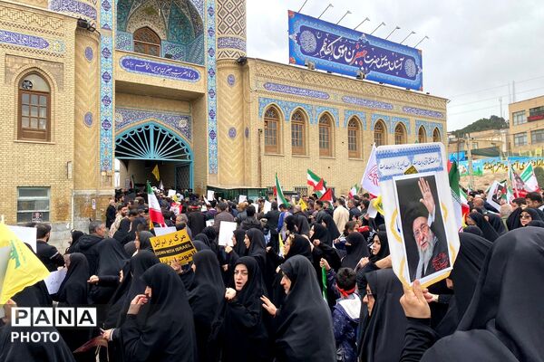  راهپیمایی باشکوه روز قدس در شهرستان پیشوا