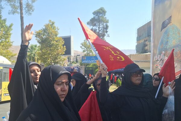 مراسم راهپیمایی جاماندگان اربعین حسینی در شیراز