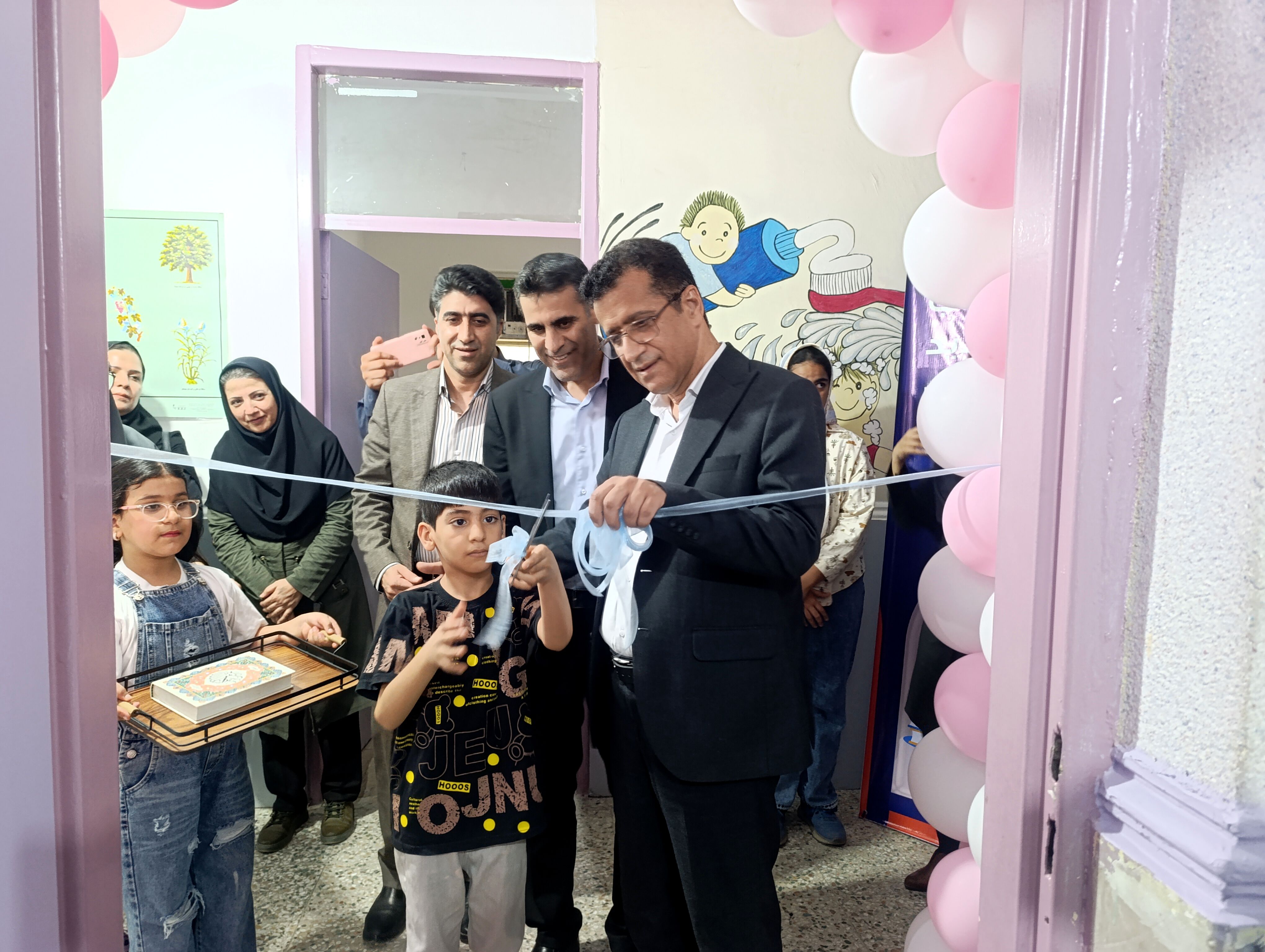 کتابخانه کلاسی مدرسه ناشنوایان پیوند بندرعباس افتتاح شد