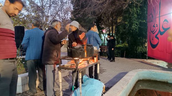 موکب های پذیرایی در جشن خیابانی مهر علوی کاشمر