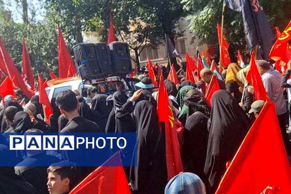 مراسم راهپیمایی جاماندگان اربعین حسینی در شیراز