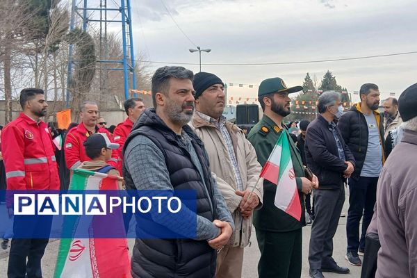 حضور مردم چهاردانگه در جشن چهل و هفتمین سالگرد شکوهمند انقلاب اسلامی