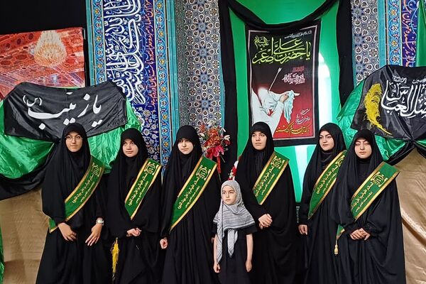 مراسم شیرخوارگان حسینی در منطقه پردیس 