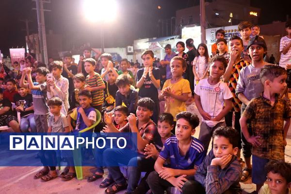 جشن مردمی و خیابانی عید غدیرخم در شهرستان بندرخمیر 