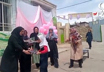 جشن ولادت حضرت معصومه(س) در مدرسه توحید و 15 خرداد کلاته‌رودبار